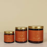 4oz Amber Crystal Candle - Yellow Jasper - Happiness