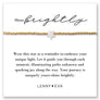 Intentions Cord Bracelet-Star, Gold Beaded Cord Bracelet