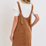CASUAL OVERALL CORDUROY DRESS
