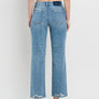 Vervet Kendyl Dad Jeans HIGH RISE DISTRESSED SLIM WIDE JEANS