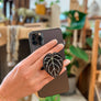 Rare Houseplant Phone Grip | Cellphone Accessory: Variegated Homalomena