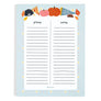 Pros & Cons Stars Hollow 6x8 Notepad