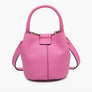 M2528 Farrah Bucket Bag w/ Top Handle & Inner Bag