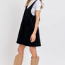 CASUAL OVERALL CORDUROY DRESS