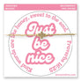 Let It Shine Beaded Cord Bracelet and Sticker Set-Just Be Nice