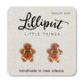 Gingerbread Man Earrings // Christmas // Stocking Stuffer