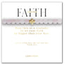 Faith Over Fear Bracelet, 6mm-Rose Quartz