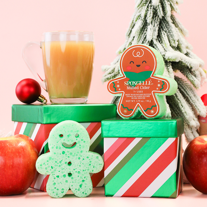 Mulled Cider Gingerbread Holiday Buffer Christmas Stocking 