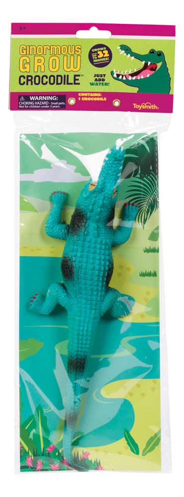 Ginormous Grow Crocodile, 32", Assorted Colors