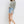 HIGH RISE RAW DISTRESSED HEM SHORTS T6361: CYNICAL BLUE / XS