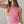 CASUAL FITTED RIB TANK TOP: PINK