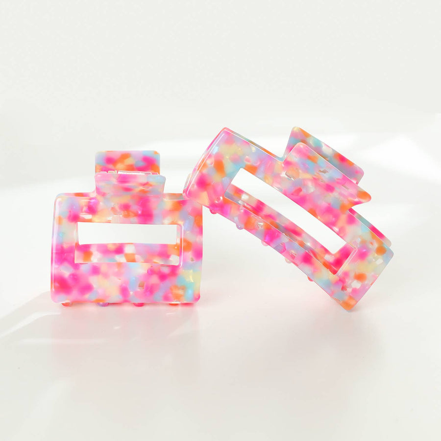 Pink Poolside | Assorted Eco-Friendly Claw Clips: Assorted