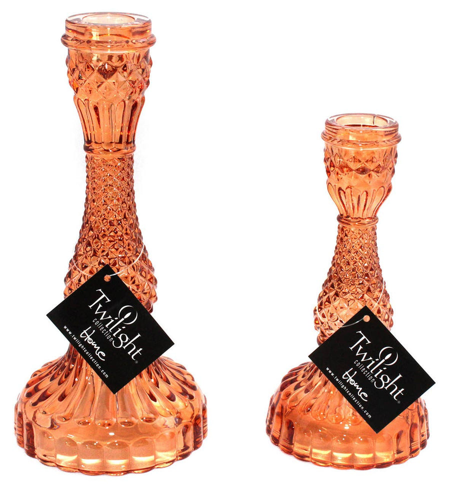 Bella Candle Holders – Orange