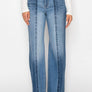 ECO FRIENDLY TUMMY CONTROL HIGH RISE RELAXED FLARE JEANS