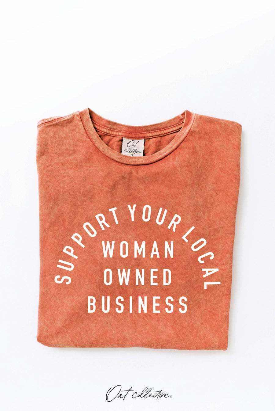 SUPPORT YOUR LOCAL WOMAN OWNED BUSINESS Mineral Graphic Top: XL