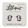 Baby Cow Earrings // Farm Animal Earrings
