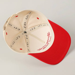 Sorry About My Husband Embroidery Two-Tone Canvas Cap