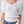 SHORT PUFF SLEEVE RIB TOP: OFF WHITE