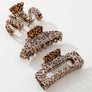 Wild Leopard Large | Assorted Large Claw Clips