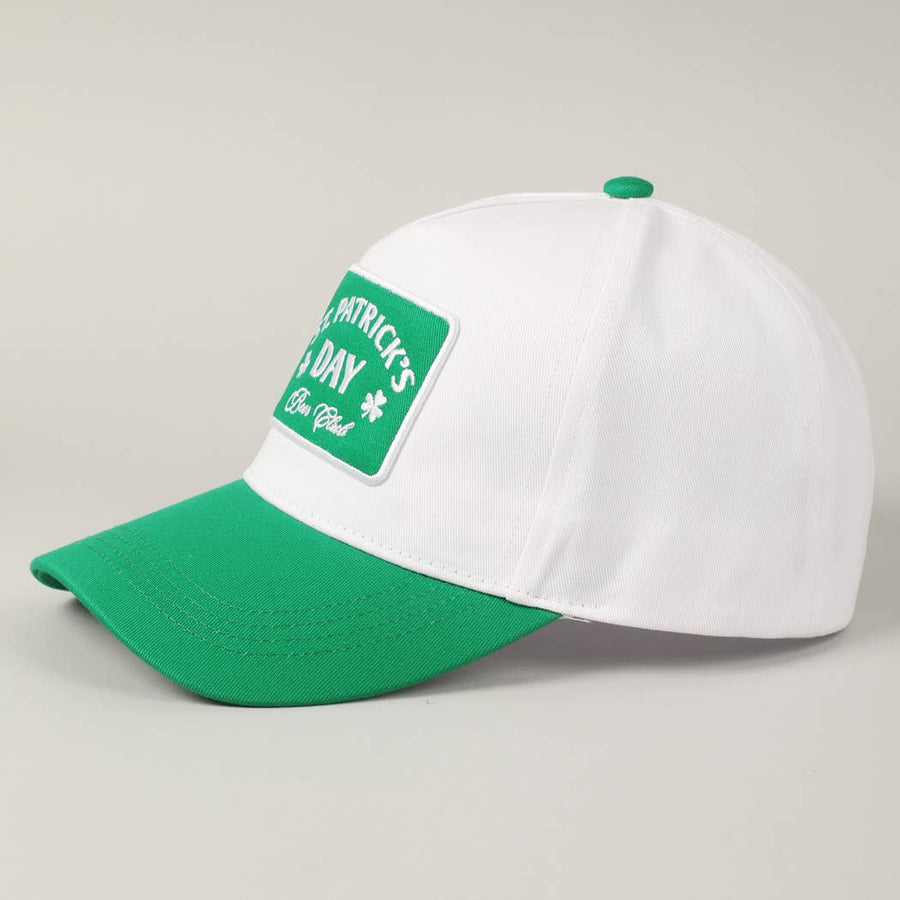 ST. Patrick's Day Embroidery Patch Trucker Hat