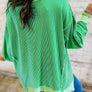 66Sweetheart Hot Pink Lucky Distressed Knit Top (S-XL)