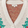 Merry Pine V-Neck Knit Cardigan