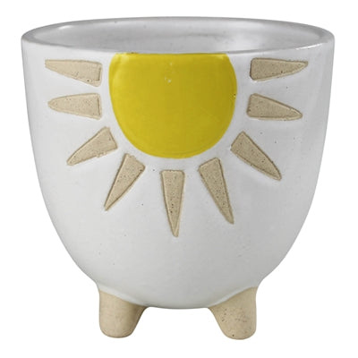 Ceramic Sun Cachepot