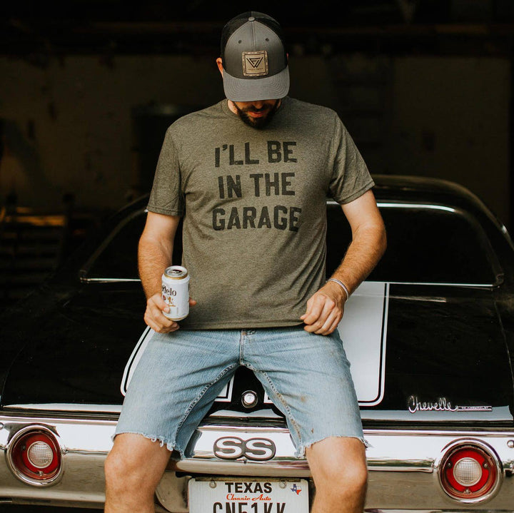 I'll be In the Garage Men's Shirt, Father's Day Shirt, Tee