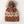 Brown & Speckled Patterned Pom Hat