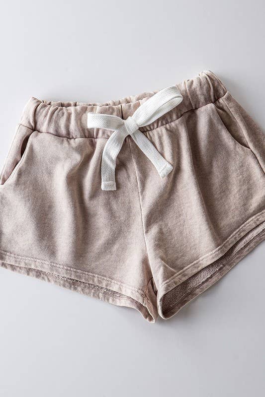 BETTY SOFT AND COZY LAZY DAYS SHORTS: HONEY MUSTARD