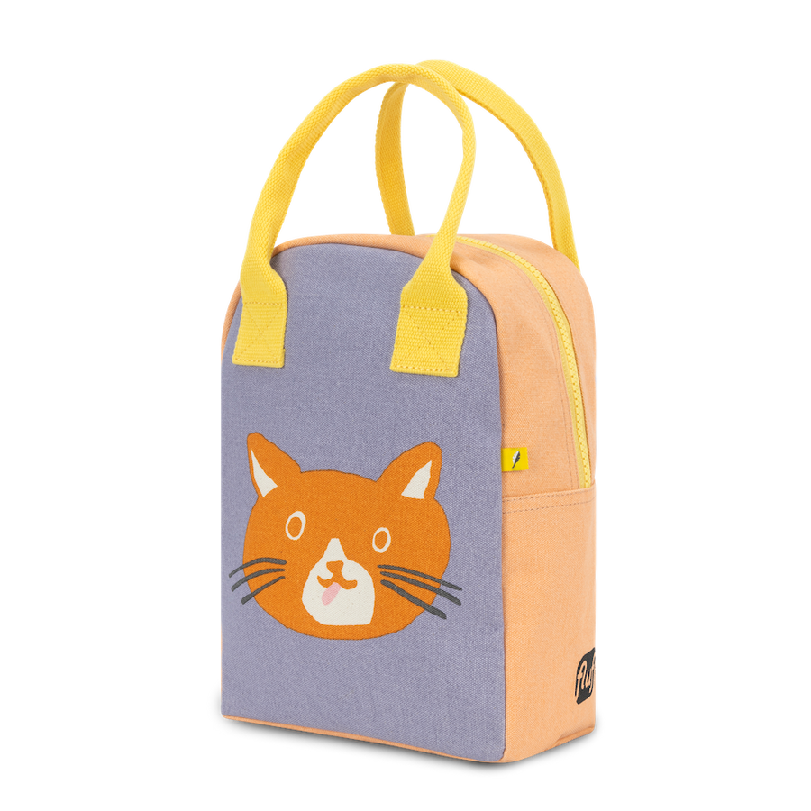 Zipper Lunch Bag - Cat