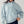 MINERAL WASHED SNAP BUTTON MOCK NECK SWEATSHIRT: LAVENDER