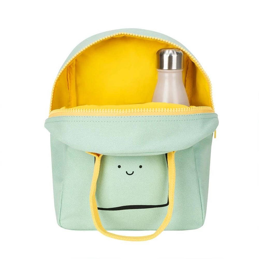 Zipper Lunch Bag - Happy Bread / Mint