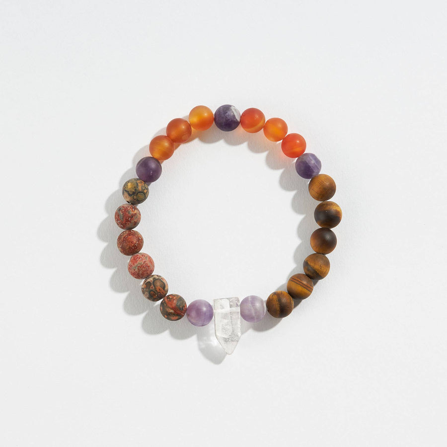 Zodiac Crystal Bead Bracelet Collection: Fire