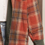 Reversible Corduroy and Plaid Button Down Shirt