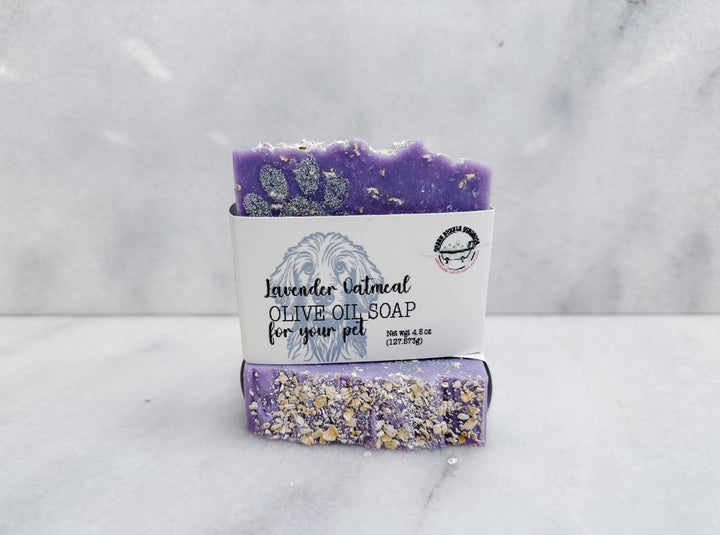 Lavender Oatmeal Pet Olive Oil Soap