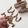 Wild Leopard Large | Assorted Large Claw Clips
