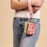 Dynamic Duo Pouch Wristlet-Strawberry Fields