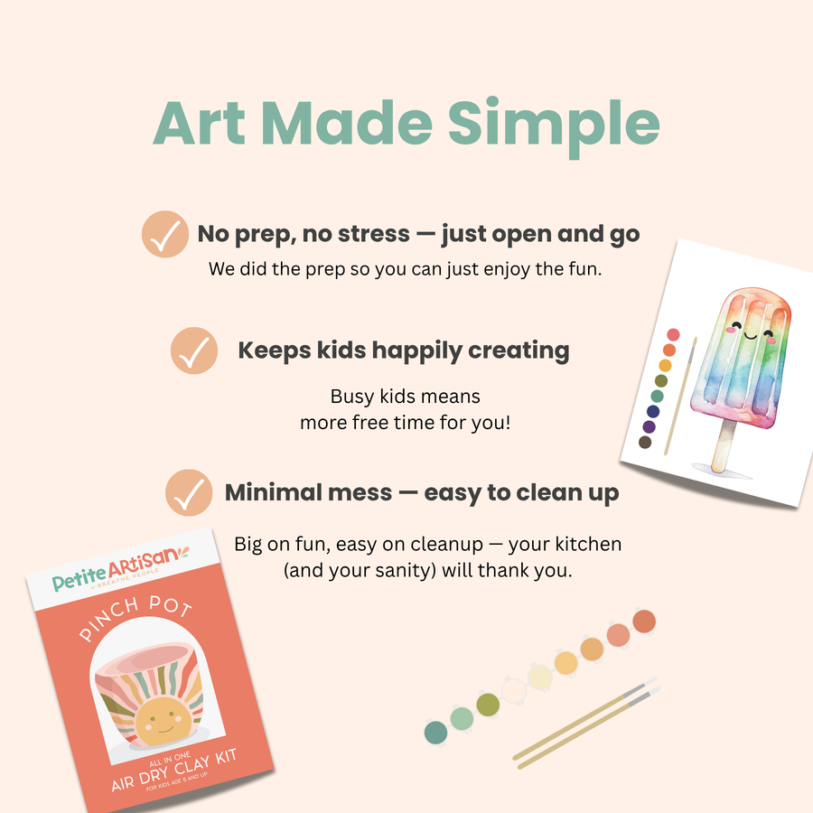 Kids' All-In-One Watercolor Kit - Happy Rainbow