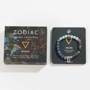 Zodiac Crystal Bead Bracelet Collection: Water