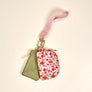Dynamic Duo Pouch Wristlet-Strawberry Fields