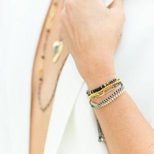 Pulley Tennis Bracelet: GOLD