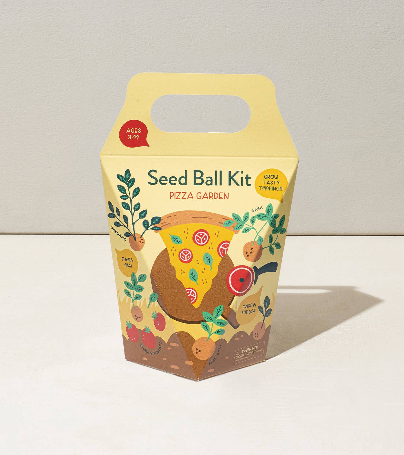 seed ball kit pizza garden Modern Sprout DIY Seed Ball Kit