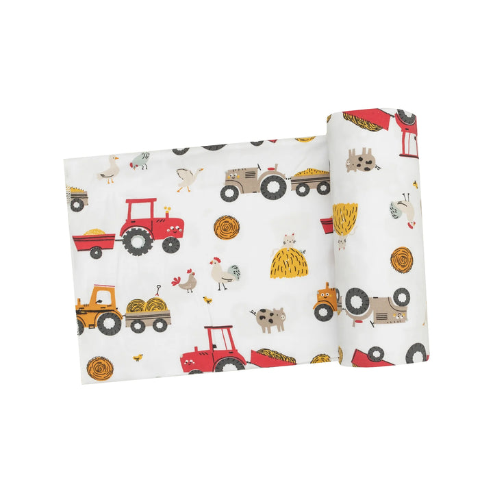 Happy Tractors Swaddle