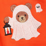 Haunted Ghost Teddy Bear Embroidered Heavy Blend Sweatshirt