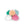 Round handheld silicone scalp massager: Pale peach