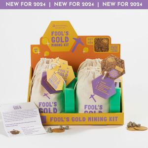 Fool's Gold Mining Kit - Sift Real Sand and Crystals!