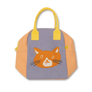 Zipper Lunch Bag - Cat