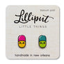 Happy Pill Earrings // Quirky Earrings