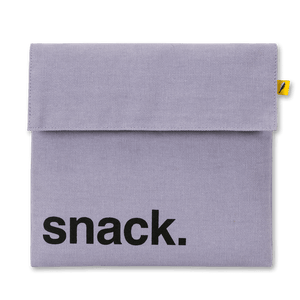 Flip Snack Bag 'Snack' Lavender